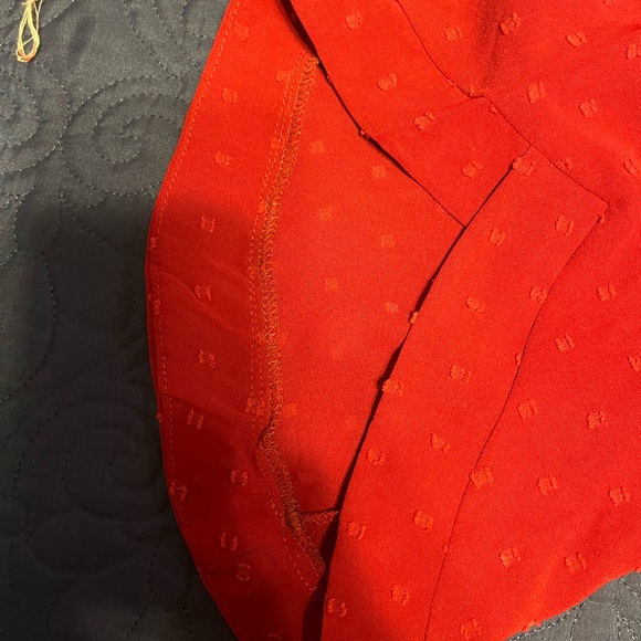 BloomChic Women's Burgundy Blouse - Picture 3 of 4